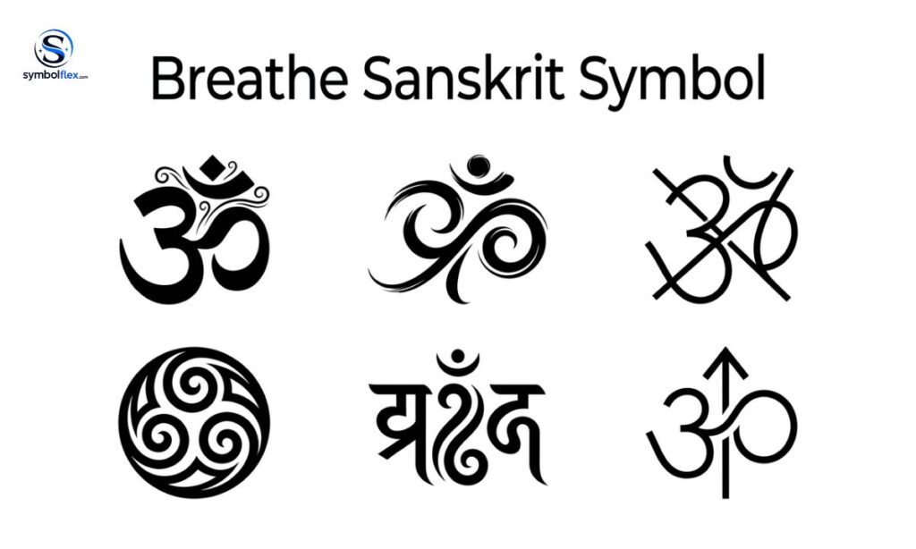 Breathe Sanskrit Symbol