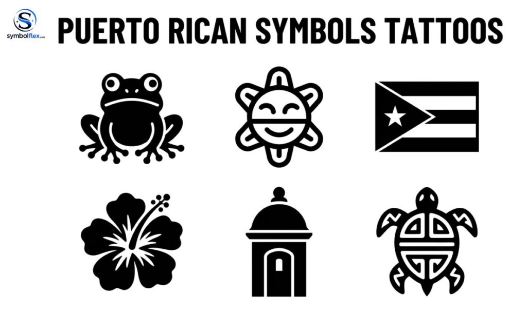 Puerto Rican Symbols Tattoos