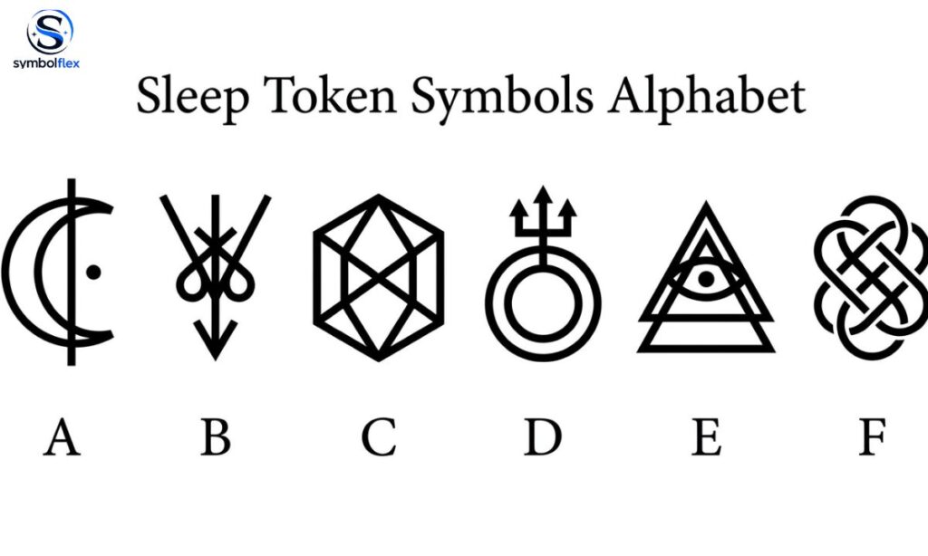 Sleep Token Symbols Alphabet