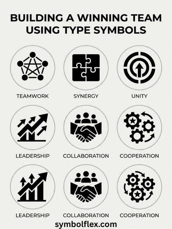 Building a Winning Team Using Type Symbols
