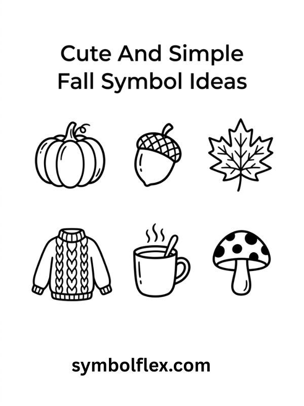 Cute And Simple Fall Symbol Ideas