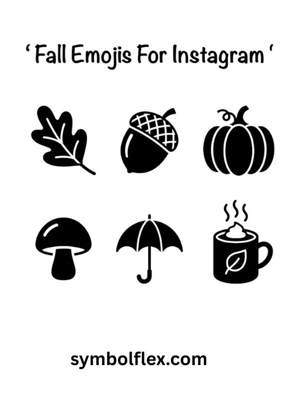 Fall Emojis For Instagram