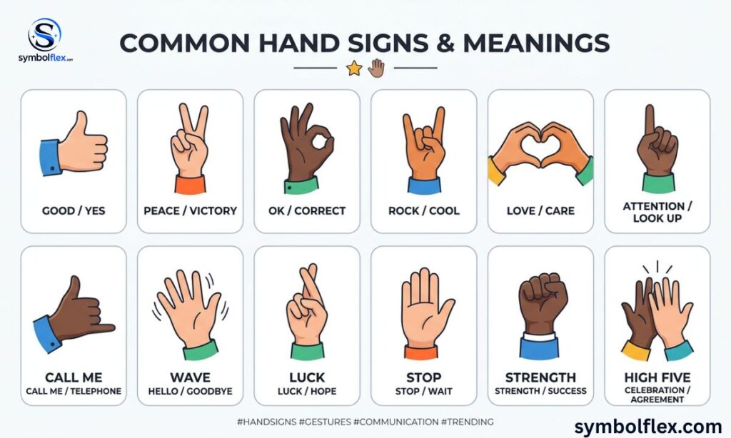 Hand Signs With Meaning