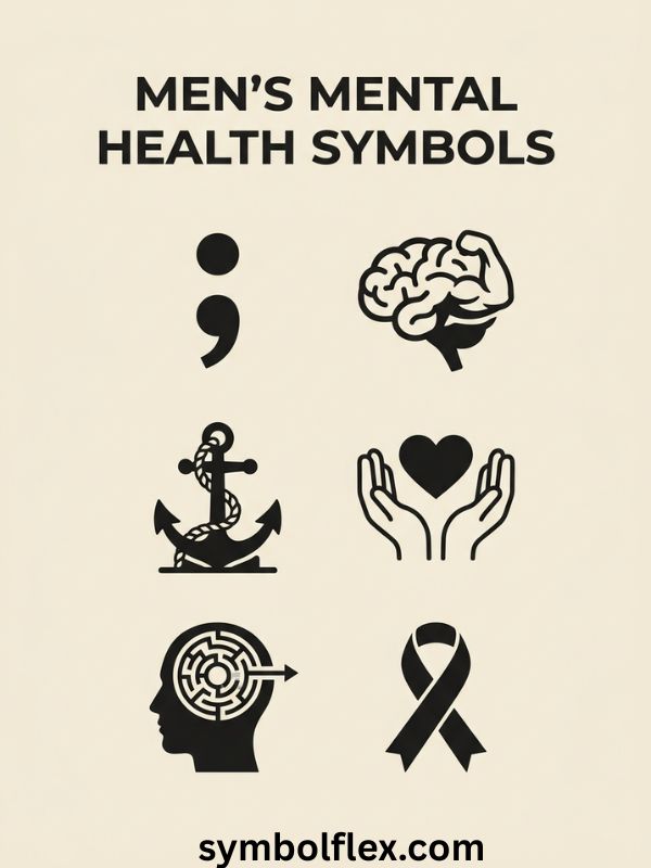 Men's Mental Health Symbols