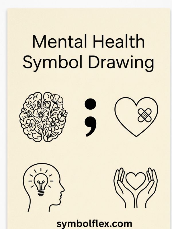 Mental Health Symbol Drawing