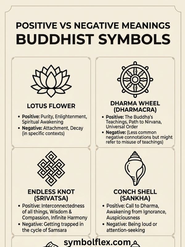Positive vs Negative Meanings of Buddhist Symbols