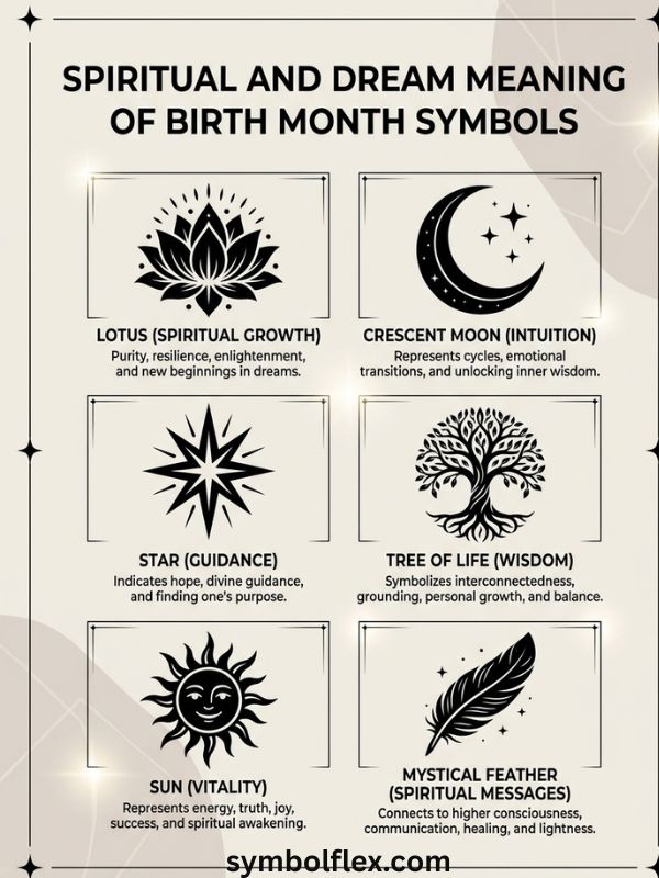 Spiritual and Dream Meaning of Birth Month Symbols