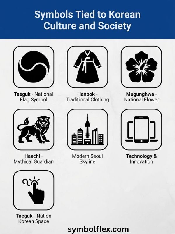 Symbols Tied to Korean Culture and Society