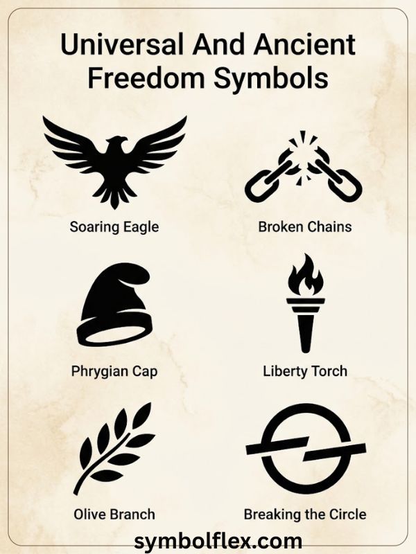 Universal And Ancient Freedom Symbols