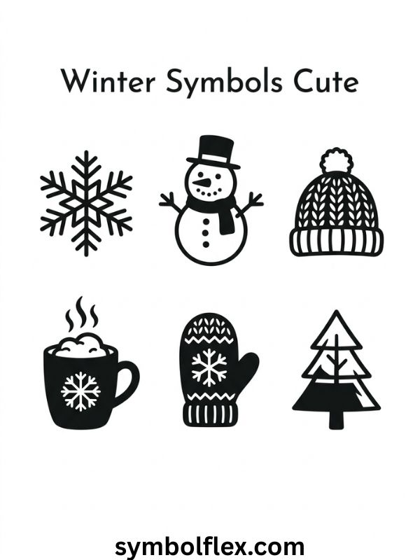 Winter Symbols Cute