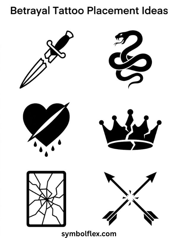 Betrayal Tattoo Placement Ideas