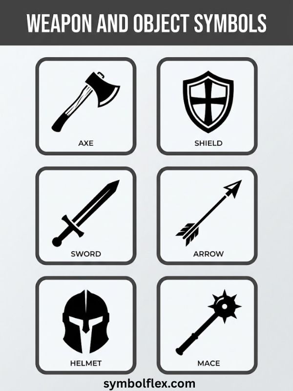 Weapon and Object Symbols