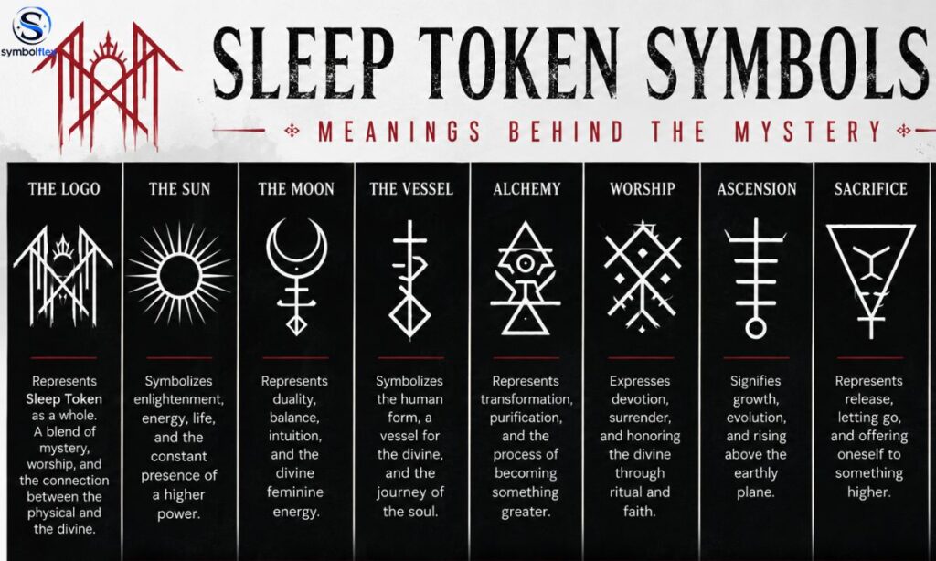 85+ Sleep Token Symbols: Meanings, Sigils, Runes & Hidden Symbolism Explained
