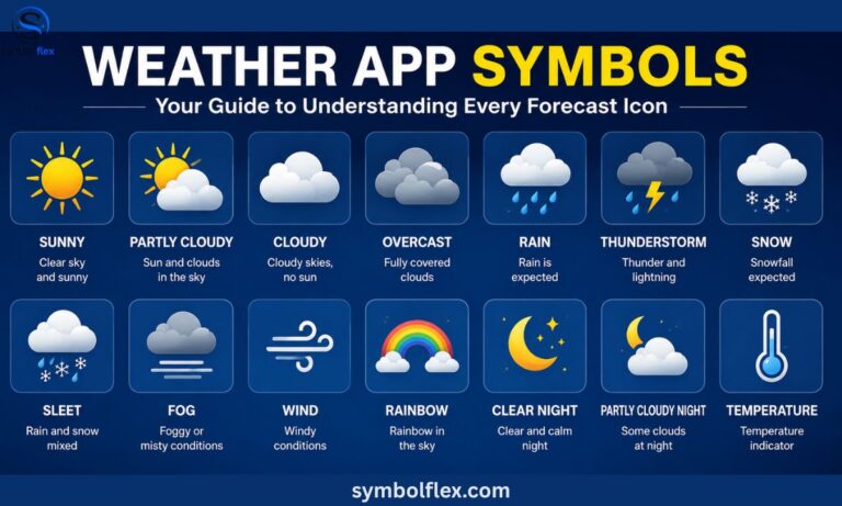 40+ Weather App Symbols Explained: What Every Forecast Icon Really Means