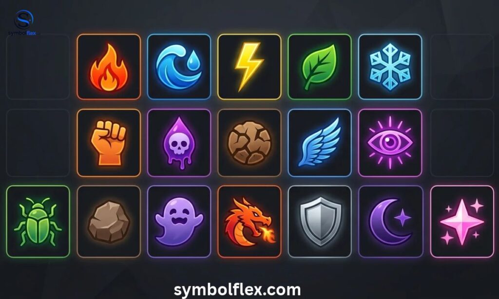  45+ Pokémon Type Symbols Explained: Meanings, Matchups & Winning Strategies