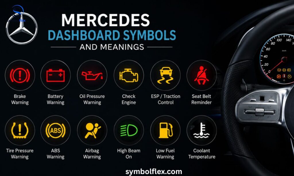 50+ Mercedes Dashboard Symbols and Meanings Explained Simply for Every Driver
