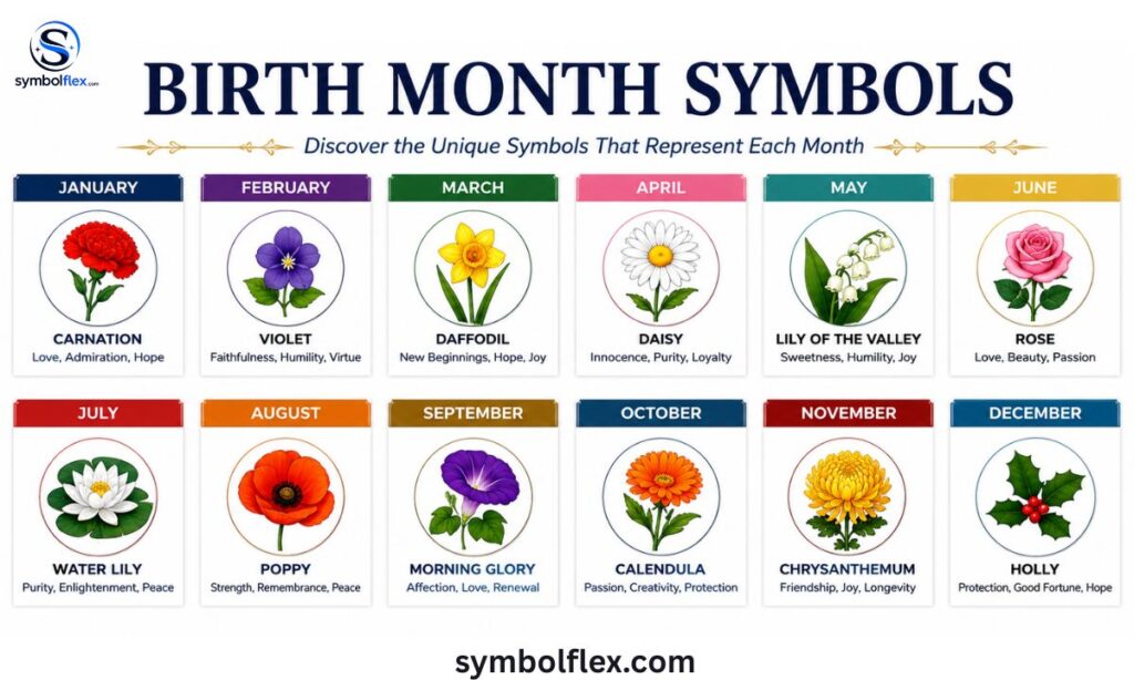 57+ Birth Month Symbols: Complete Guide to Meanings, Signs & Stones