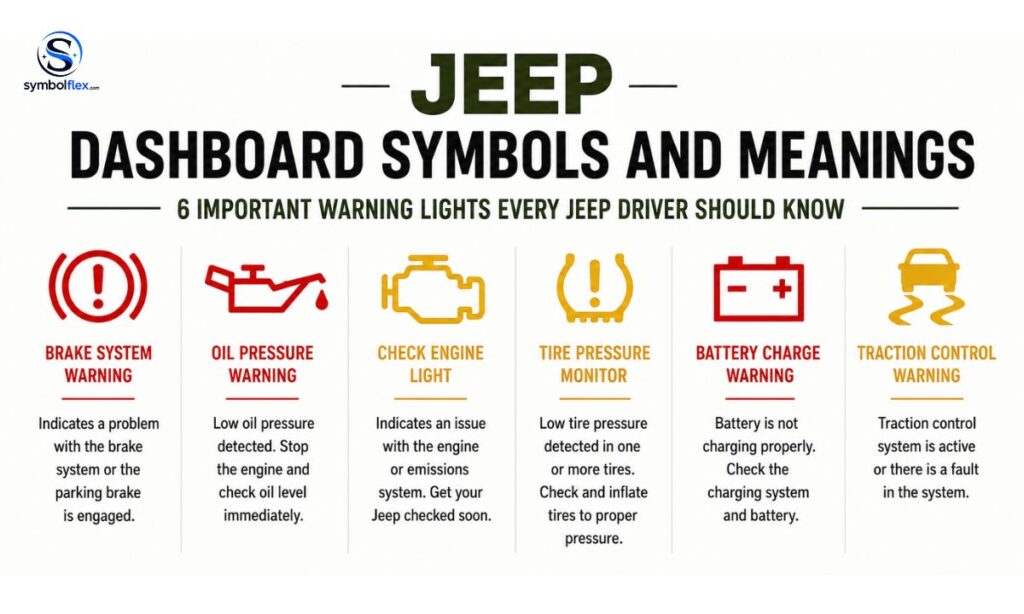 Jeep Dashboard Symbols and Meanings: Complete Guide to Every Warning Light