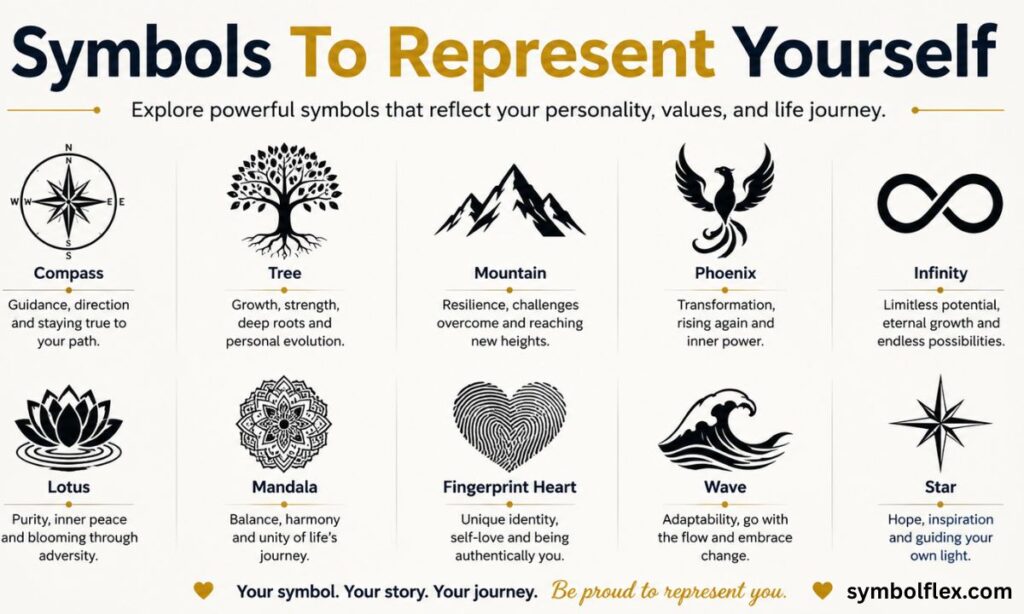 Symbols To Represent Yourself: 100+ Powerful Identity Symbols & Their Meanings