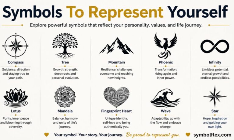 Symbols To Represent Yourself: 100+ Powerful Identity Symbols & Their Meanings