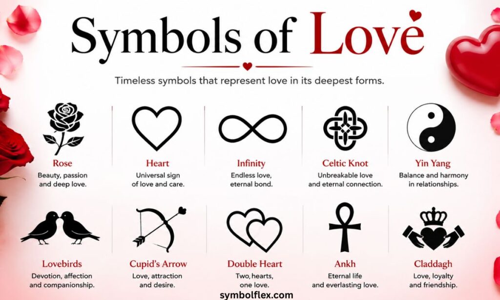 100+ Symbols of Love Powerful Meanings, Cultural Significance & Hidden Messages