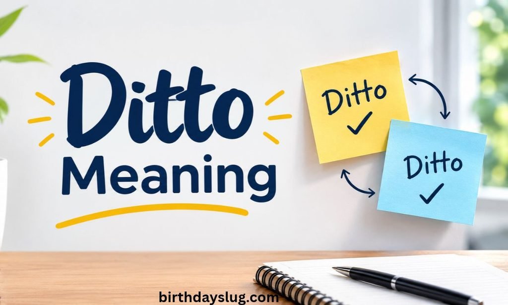 Ditto Meaning: What "Same" Really Means in Texts
