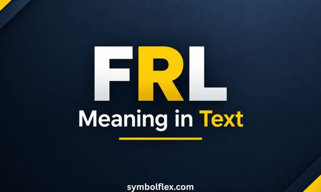 FRL Meaning in Text: What It Really Means in 2026