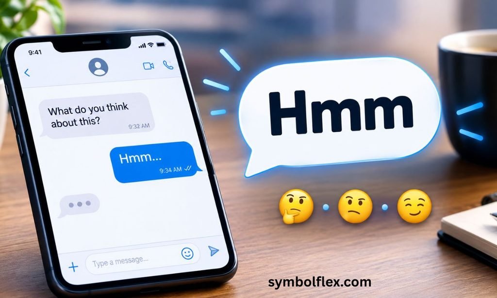 Hmm Meaning in Text: What It Really Means