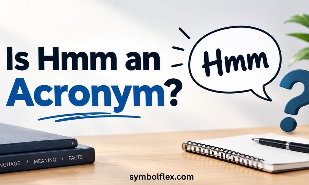 Is Hmm an Acronym?
