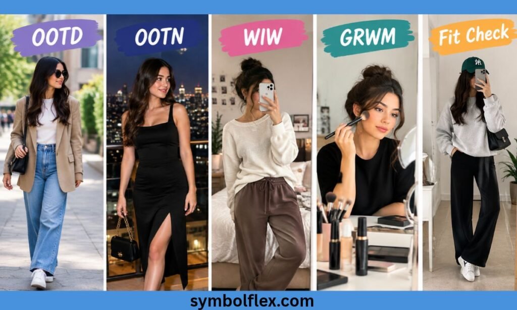 OOTD vs. OOTN vs. WIW vs. GRWM vs. Fit Check