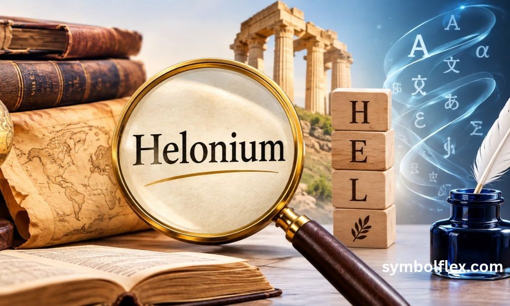 Origin and Etymology of the Word "Helonium"
