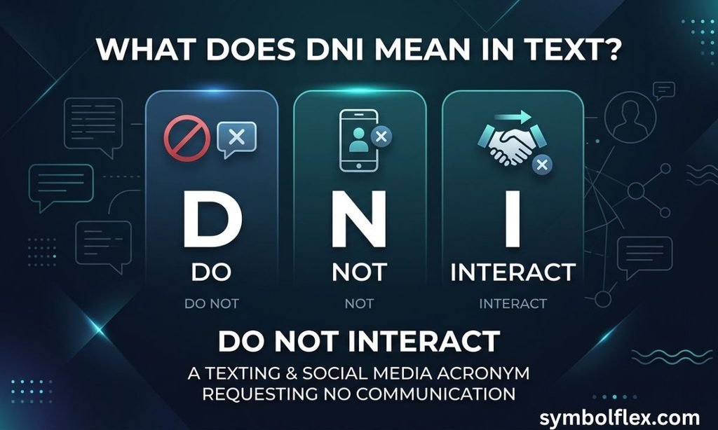 What Does DNI Mean in Text?