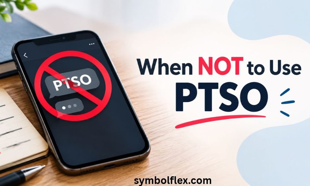 When NOT to Use PTSO