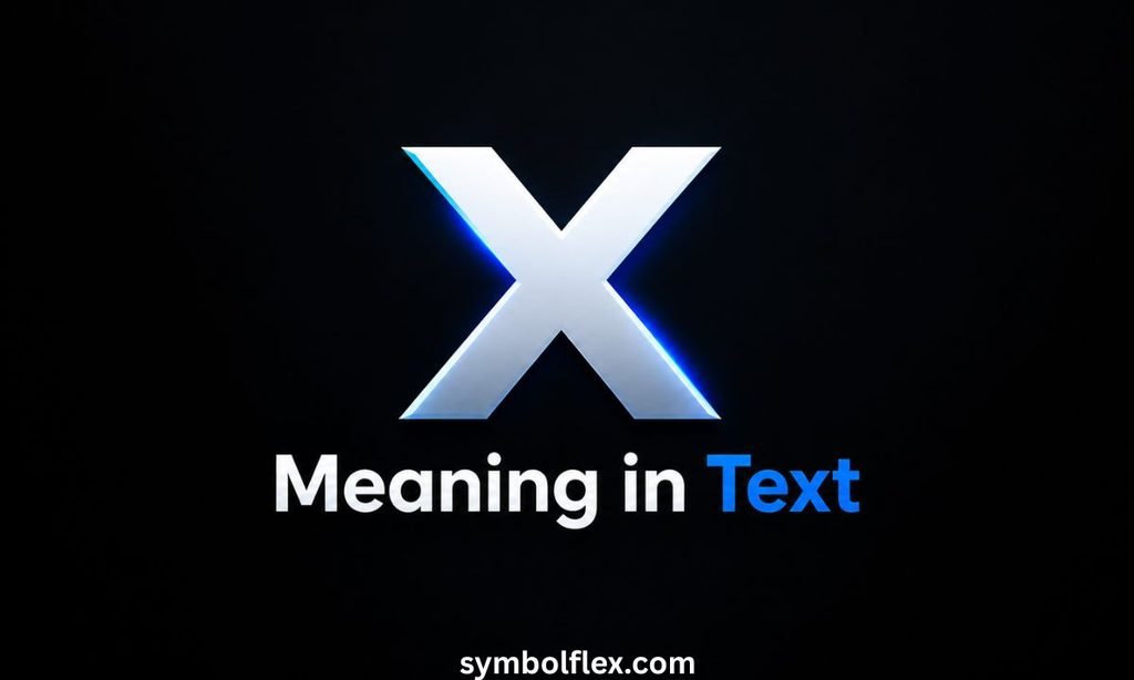 X Meaning in Text: Kiss, Flirting, or an Old Habit?