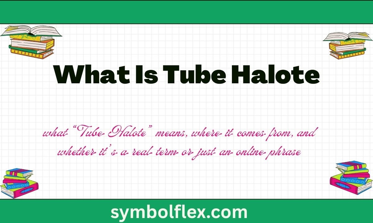 What Is Tube Halote?
