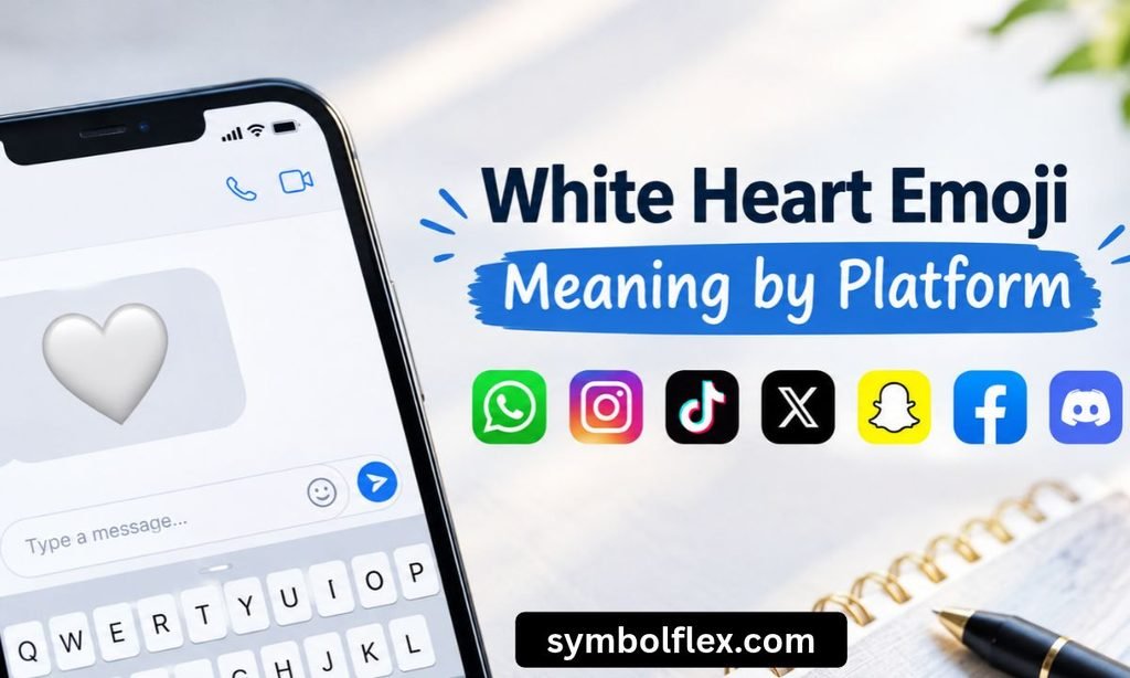 White Heart Emoji Meaning by Platform